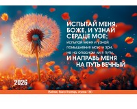 Календарь Карманный 2026 Испытай меня Боже, и узнай помышления мои, арт.192909